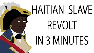 Haitian Slave Revolt  3 Minute History [upl. by Halyk]