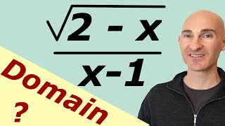 Find the Domain of a Function Precalculus Given Equation 4 Examples [upl. by Norha]