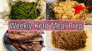 Power Hour Meal Prep Batch Cooking  Keto Low Carb  10820 [upl. by Nohsad30]