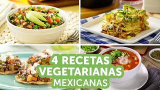 4 recetas vegetarianas mexicanas  Kiwilimón [upl. by Caitlin]