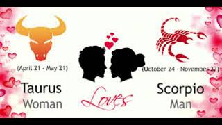 Compatibility Taurus WomanScorpio Man [upl. by Htebirol585]