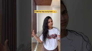 I tried the CGM for my hair and it worked 😍haircare tamil tamilvlog curlyhair grwm hairtips [upl. by Aicilaana721]