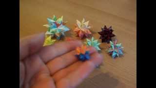 Worlds smallest Bascetta origami star [upl. by Shanleigh233]