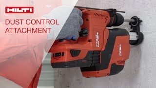 HOW TO use a Hilti combihammer with onboard Dust Removal System [upl. by Mirelle347]