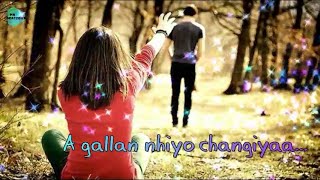 💥Tenu Chahauni Aa 💥 A Gallan nhiyo Changiya  Whatsapp Status Video  With Download Link 👌😔 [upl. by Aleciram]