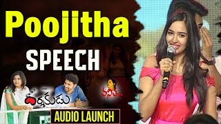 Actress Poojitha Ponnada Speech  Darshakudu Movie Audio Launch  Ashok Bandreddi [upl. by Kinch]