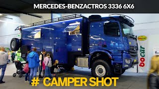 Kamper wyprawowy MERCEDESBENZACTROS 3336 6X6 OFF ROAD Truck camper [upl. by Moor]