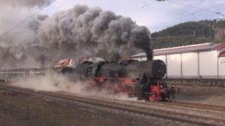 Steam Race  Steam Trains  Dampflok Parallelfahrt auf der Schwarzwaldbahn [upl. by Elliven]