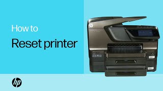 How to Reset your HP Printer  HP Printers  HP Support [upl. by Selfridge350]