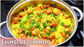 ALMOÇO COMPLETO PRONTO EM MINUTOS  ECONÔMICO FÁCIL E RÁPIDO [upl. by Box]