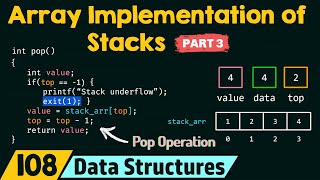 Array Implementation of Stacks Part 3 [upl. by Samella]