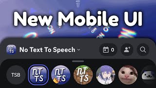 Discords New Secret Mobile UI and How to Get it [upl. by Cathrine]