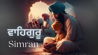 Relaxing NANAK NAAM CHARDI KALA  Waheguru Simran Soft Soothing Shabad [upl. by Anekam]