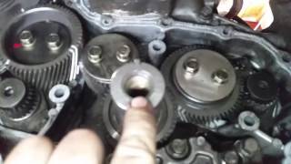 WLT motor ford mazda  Gear lining up for injector pump etc [upl. by Ahselat]