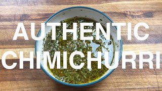 Authentic Argentine CHIMICHURRI sauce [upl. by Karissa751]