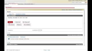 How to Use ADP  Clocking in and out [upl. by Davie]