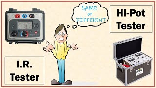 Difference between Insulation Resistance amp HiPot Test  AC Vs DC Hipot  high voltage cable testing [upl. by Uwton]