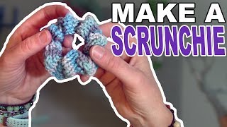 How to Knit a Scrunchie American Knitter Project [upl. by Efron]