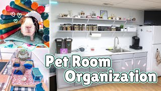 PET ROOM ORGANIZATION  TOUR 🐹🐰💗 [upl. by Dasteel8]