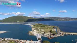 Luchtvideo Lefkas stad  De Griekse Gids [upl. by Olly]