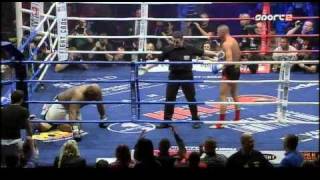 Bob Sapp vs Kunkli Tivadar K1 Rules Budapest Tournament 2011 [upl. by Horacio176]