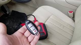 How to easily program Infiniti Nissan smart key with SKP1000 no tokens needed [upl. by Damali]