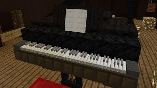 Funktionierendes amp detailliertes Piano  Minecraft Map [upl. by Colan420]