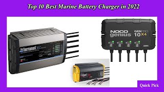 Top 10 Best Marine Battery Charger in 2022 [upl. by Lemart]