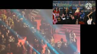 BTSEXOASTROSEVENTEENIOI etc Reaction to BLACKPINK Speech 2017 SMA [upl. by Avir]