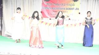 Kannada Nadina Jeevanadi  Dance performance [upl. by Leeda]