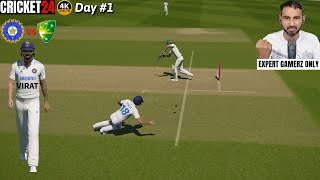 AXAR PATEL Destructive Bowling in INDIA vs AUSTRALIA  Cricket 24 4K Gameplay [upl. by Wes]