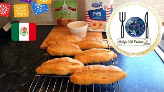 How to make Mexican Bolillo Bread [upl. by Gracye]