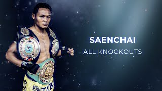 Saenchai  All Knockouts of the Legend [upl. by Natsyrt]