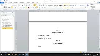 Format Penulisan Laporan PKL Skripsi Makalah Agar Lebih Mudah Menggunakan MSWord [upl. by Joleen]