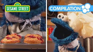 Sesame Street Cookie Monsters Back to School Snacks  Foodie Truck Compilation [upl. by Lesslie]