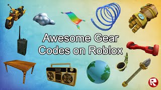 20 Awesome Roblox Gear Codes [upl. by Neelyahs]