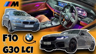 BMW 5 Series 2012 F10 to 2024 G30 M5 Conversion  Custom Interior Exterior Performance Upgrades [upl. by Airotna777]