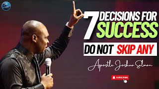 Destiny Isnt Luck Its a Choice Learn the 7 Keys Successful People Use  Apostle Joshua Selman [upl. by Adnarem]