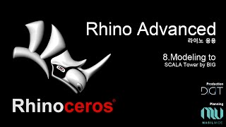 Rhino Advanced 8th Modeling to SCALA Tower by BIG [upl. by Asiil523]