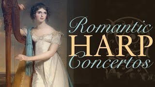 Romantic Harp Concertos  Handel MozartClassical Playlist [upl. by Swen227]