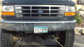 Rough Country Dual Steering Stabilizer 96 Ford F250 [upl. by Nwahsid]