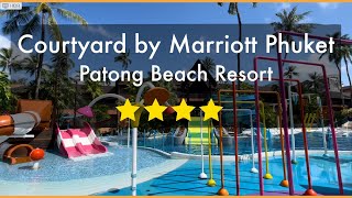 Courtyard by Marriott Phuket Patong Beach Resort in Thailand walking tour and hotel review [upl. by Nedia]