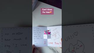 Card ideas for him💝 [upl. by Dehsar792]