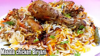 Masala chicken Biryani ❤️ Masaledaar chatpati very delicious chicken biryani 👌By ZaikaeLucknow ❤️ [upl. by Eseekram37]