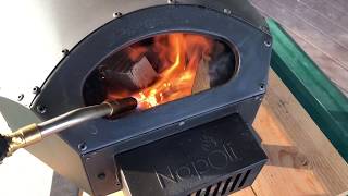 Bertello Pizza Oven fire starting and management [upl. by Hime]