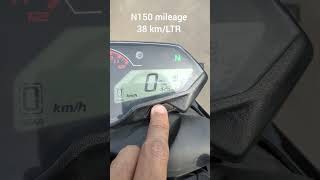 Pulsar N150 mileage  n150 mileage test  pulsar mileage  pulsarn150mileage n150mileage pulsar [upl. by Kirrad]