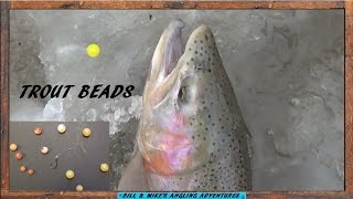 TROUT BEAD RIG  EGG IMITATION SET UP [upl. by Brewster]