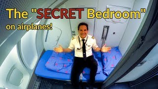 Where do PILOTSFLIGHT ATTENDANTS sleep on PLANESExplained by CAPTAIN JOE [upl. by Engapmahc339]