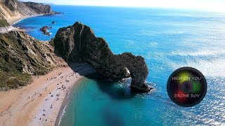 4K Aerial Drone Footage  Durdle Door Dorset UK [upl. by Notnarb]