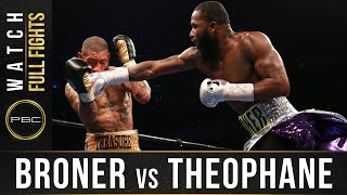 Broner vs Theophane FULL FIGHT April 1 2016  PBC on Spike [upl. by Treblih]